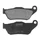 BRAKE PADS -POLINI FOR YAMAHA 125-250 XMAX 2006>2009 Front / MBK 125-250 SKYCRUISER 2006>2009 Front  (L 94mm - H 40mm - thk7.3mm)  (174.0080)  (ORIGINAL)