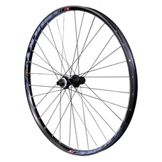 WHEEL FOR MTB - 27.5" PLUS TRUCKY DISC REAR BLACK-CENTERLOCK HUB MT400 11/10SPEED (COMPATIBLE TUBELESS+TUBETYPE) FOR THRU AXLE 12/148 -FOR TYRE 27.5X2.50-3.00- RIM EXT Wd 35 mm.