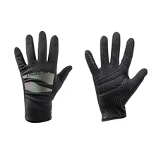 ADULT WINTER CYCLING GLOVE- LONG GIST CONFORT-WATERPROOF INSERT- SUPER ROUBAIX BLACK XL (PAIR) -5495