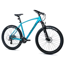 VELO MUSCULAIRE VTT 27,5 LEADER FOX EVOLUTION 2025 MIXTE BLEU BRILLANT 8V CADRE 16 POUCES (TAILLE ADULTE 160 à 168 cm)