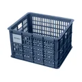 PLASTIC CRATE - BASIL BLUE 29Lt (recycled plastic) ON FRONT or REAR