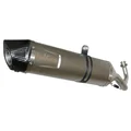 EXHAUST FOR MAXISCOOTER LEOVINCE SBK LV ONE EVO- STAINLESS STEEL- SBK FOR GILERA 800 GP 2008>/APRILIA 850 SRV 2012>  (REF 8565) (CEE APPROVED)