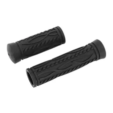 HAND GRIPS FOR MTB/URBAN - NEWTON RUBBER BLACK Lg 90/120mm (PAIR)