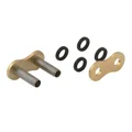 CHAIN QUICK LINK - HOLLOW RIVETING PIN   520  GOLD  (CHAIN TYPE A520XHR2-G)  (OEM SPECIFICATIONS)  -AFAM-