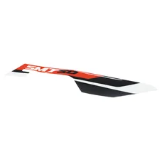 AUTOCOLLANT/STICKER/DECOR AILE ARRIERE DROITE (NOIR/ROUGE/BLANC) ORIGINE PIAGGIO GILERA 50 SMT, RCR 2018>  -2H003073-