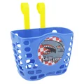 FRONT BASKET-FOR CHILD- P2R SHARK BLUE - FASTENING ON HANDLEBAR WITH STRAPS