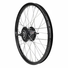 ROUE VTT / CARGO / VAE / E-BIKE / LONGTAIL 20" ER20 ARRIERE NOIR DOUBLE PAROI MOYEU NEXUS 5V FREIN CENTERLOCK 36 RAYONS INOX (J.40625)
