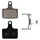 PLAQUETTE DE FREIN ROUTE SHIMANO DURA-ACE R9170, ULTEGRA R8070, TIAGRA R4770, RS805, RS505, RS405, RS305 (P2R RESINE) (PAIRE SUR CARTE)