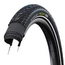 PNEU CARGO / CITY 18 X 2.15 SCHWALBE PICK-UP NOIR TR  DOUBLE DEFENSE (55-355) COMPATIBLE VAE (POIDS MAX 115kgs)