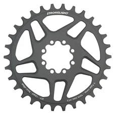 PLATEAU VTT DIRECT MOUNT 8 TROUS POUR SRAM X01/XX1 STRONGLIGHT MONO ALU HT3 NOIR 30DTS - 12V. NARROW WIDE (DEPORT 3mm)