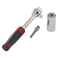 SOCKET WRENCH KIT + RATCHET KEY+SOCKET HOLDER - TIVOLY Ø 7> 19 mm (3 PIECES KIT)