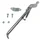 BEQUILLE CYCLO LATERALE ADAPTABLE PEUGEOT 103 SP, MVL LISSE CHROME (LONGUEUR 255mm)  -SELECTION P2R-