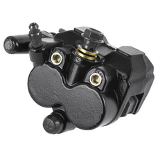 ETRIER DE FREIN ADAPTABLE SCOOTER CHINOIS DOUBLE PISTON NOIR (DROIT)  -P2R-