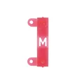 POCHOIR GRAVAGE TGV ALPHA EN LIGNE LETTRE M (SACHET DE 20)  -ICA-