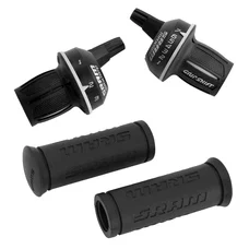 GEAR SHIFTERS SET-FOR MTB- SRAM GRIPSHIFT  MRX 3x7 Speed. COMPATIBLE SHIMANO (SET IN BOX)