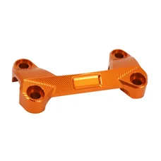 HANDLEBAR TOP CLAMP FOR KTM 125 DUKE ANODIZED ORANGE  -AVOC-