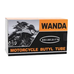 CHAMBRE A AIR 17''  3.00 A 3.25-17, 100/80-17, 110/80-17, 110/70-17, 120/70-17 WANDA VALVE TR4