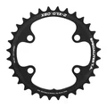CHAINRING FOR GRAVEL BIKE- 4 Arms- Ø 80 - 32 Teeth DOUBLE Internal X80 TYPE SHIMANO GRX RX600-RX810 BLACK- TA 10/11  Speed.