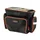 SACOCHE DE CINTRE/GUIDON VELO IBERA BAG NOIR LISERET ORANGE FIXATION CLIP (32x22x23Cm - 7L) - AVEC PORTE CARTE