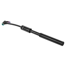 POMPE MINI VTT ZEFAL MT MINI TOUT ALU NOIR MAT 4BARS 230mm VS/VP 208g POUR PNEU SECTION DE 2.00 à 3.00"  AVEC CLIPS FIXATION