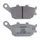 PLAQUETTE DE FREIN NISSIN POUR YAMAHA 700 MT-07 AR/HONDA 600 CB F HORNET 1998>2006 AR/KAWASAKI 750 Z 2007>2012 AR, 650 Z 2017> AR/SUZUKI 1250 GSF BANDIT 2007>2012 AR (2P-244NS)
 (SEMI METAL)