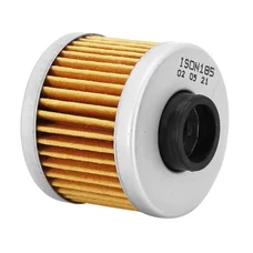 OIL FILTER FOR PEUGEOT 125 SATELIS, JET FORCE, ELYSEO, ELYSTAR / APRILIA 125 LEONARDO 1996>2004 , SCARABEO 1999>2003 (41x33mm) -ISON 185