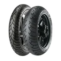 PACK/TRAIN DE PNEU MOTO AVANT + ARRIERE METZELER ROADTEC Z6 RADIAL 120/70-17  FRONT TL 58W + 180/55-17 REAR TL 73W  (VENDU PAR 2)