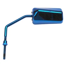 MIRROR FOR SCOOT REPLAY F1  Ø 8 REVERSIBLE BLUE (x1) -LONG ARM- BLUE- **