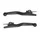 LEVIER DE FREIN/EMBRAYAGE MOTO OFF ROAD INCASSABLE APT KTM 85 SX 2021> / HUSQVARNA 85 TC 2021> NOIR (PAIRE) -POLISPORT