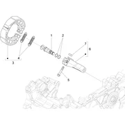 Frein posterieur - Mâchoire