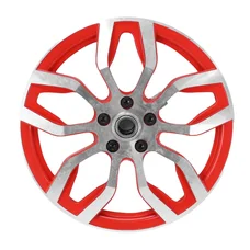 POULIE CYCLO ADAPTABLE PEUGEOT MBK 51 / 103 SP, MVL ALU ROUGE AVEC PIGNON 11 DTS  -SELECTION P2R-