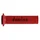 REVETEMENT POIGNEE DOMINO MOTO ON ROAD A010 ROUGE/NOIR OPEN END 120-125mm (PAIRE)