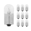 LIGHT BULB 24V 10W STANDART R10W FOOT BA15S - CLEAR (PARKING LIGHT) (SOLD PER 10)  -FLOSSER-