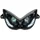 DOUBLE OPTIQUE SCOOT REPLAY RR8 POUR MBK 50 NITRO 1997>2012/YAMAHA 50 AEROX 1997>2012 NOIR AVEC LEDS BLANCHES