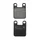BRAKE PADS SET (2 pads) -  NEWFREN FOR PEUGEOT 50 SPEEDFIGHT 2 2001> Front , LUDIX Front  / DERBI 50 SENDA 1994> Front  / RIEJU 50 RS1 1989> Front  / MBK 50 X-POWER 2003> Rear  / YAMAHA 50 TZR 2003>2012 Rear