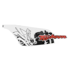 AUTOCOLLANT/STICKER/DECOR AILE ARRIERE GAUCHE ORIGINE PIAGGIO 50 TYPHOON 2018> POUR VEHICULE NOIR 85/B  -2H002553000A1-