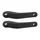 MANIVELLE DROITE + GAUCHE VTT FAT BIKE LEADER FOX BRASA MOTEUR PANASONIC 170mm ALU NOIR (PAIRE)