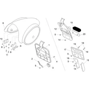 Carrosserie arriére II- Porte-plaque