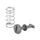 PIVOTABLE SCREW FOR ENGINE COWL For PIAGGIO 50 CIAO, SI (37,5 mm) (SOLD PER UNIT)  -P2R-