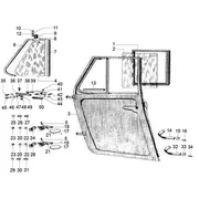 Portieres avant - vitre