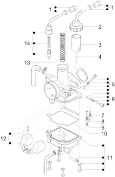 Composants de carburateur