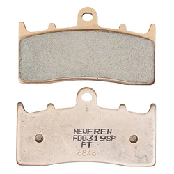 BRAKE PADS NEWFREN FOR BMW 850 R R, 1100 R S, 1150 R R, 1150 R RS, 1200 R R, 1200 R CL, 1200 K R, 1300 K R, 1600 K GT  (L 81,5mm - H 46mm - thk 9mm)  (FD0319SP)  (SPORT SINTERED)