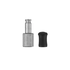 ADAPTATEUR VALVE DE PNEU TUBELESS STANDARD(AV)/SCV SCHWALBE CLIK VALVE OBUS DEMONTABLE + ADAPTATEUR TETE DE POMPE (VENDU A LA PAIRE SUR CARTE)