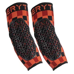 PROTECTION COUDIERES VTT SERYT CHECKER ANTIBACTERIEN, ANTIDERAPANTE, SANS COUTURE DAMIER ROUGE/NOIR M (VENDU A LA PAIRE) g -CE EN 1621.1 NIVEAU 1