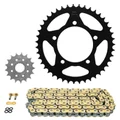 KIT CHAINE ADAPTABLE APRILIA 660 RS 2020>   520  17x43  (DIAM COURONNE 100/120/10.50)  (DEMULTIPLICATION ORIGINE)  -AFAM-