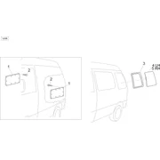 Fenêtres latérales AR - Panneaux