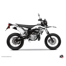 KIT DECO AUTOCOLLANT/STICKER 50 A BOITE PREDATOR BLANC POUR MBK 50 XLIMIT 2007>2011/YAMAHA 50 DT 2007>2011  -KUTVEK-