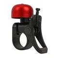 SONNETTE/TIMBRE POUR TROTTINETTE XIAOMI PRO, PRO 2, 1S, ESSENTIAL, MI 3, M365 NOIR/ROUGE  -SELECTION P2R-
