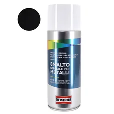 SPRAY-PAINT CAN AREXONSSMALTO FOR METAL- GLOSSY INTENSE BLACK-400 ml (3293)