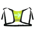 SAFETY JACKET WITH 48 LEDS  RECHARGEABLE ON USB - LIGHT SIGNALLING + TURN INDICATORS - WIRELESS CONTROL ON HANDLEBAR;